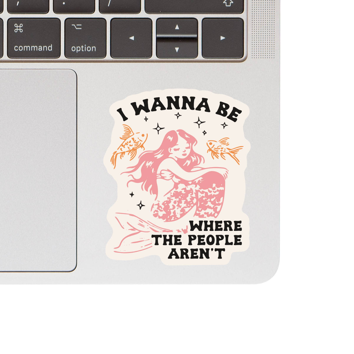 Where the People Aren't High Quality Vinyl Sticker
