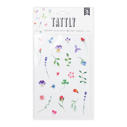 Petite Garden Tattoo Sheets