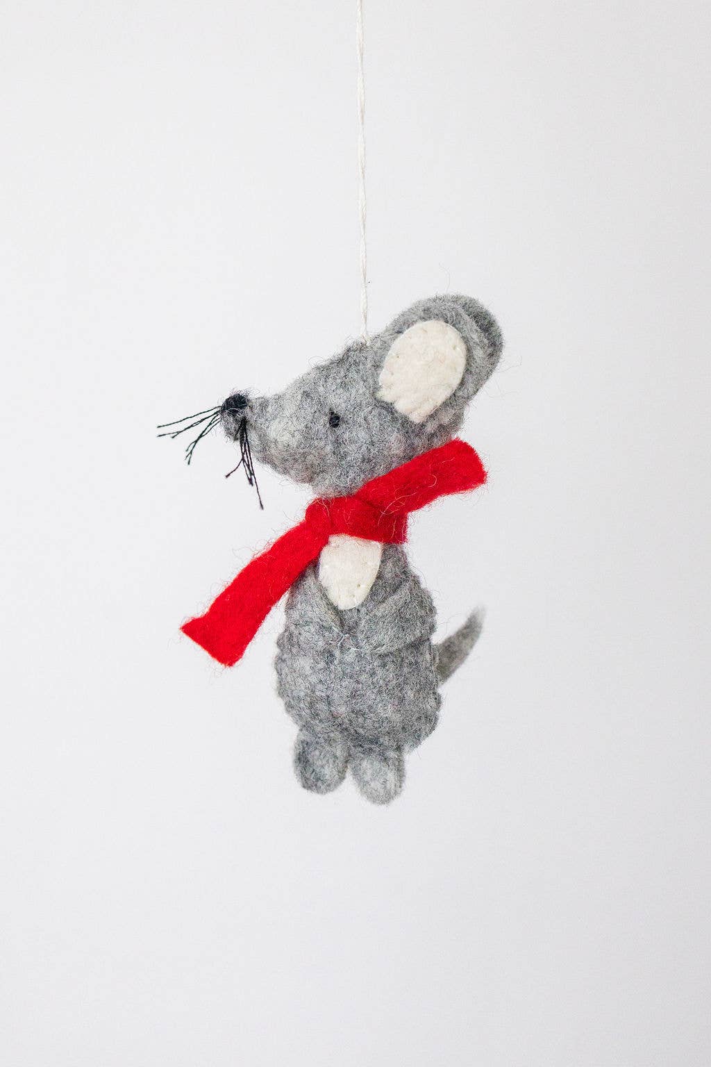 Christmas Mouse Felt Ornament