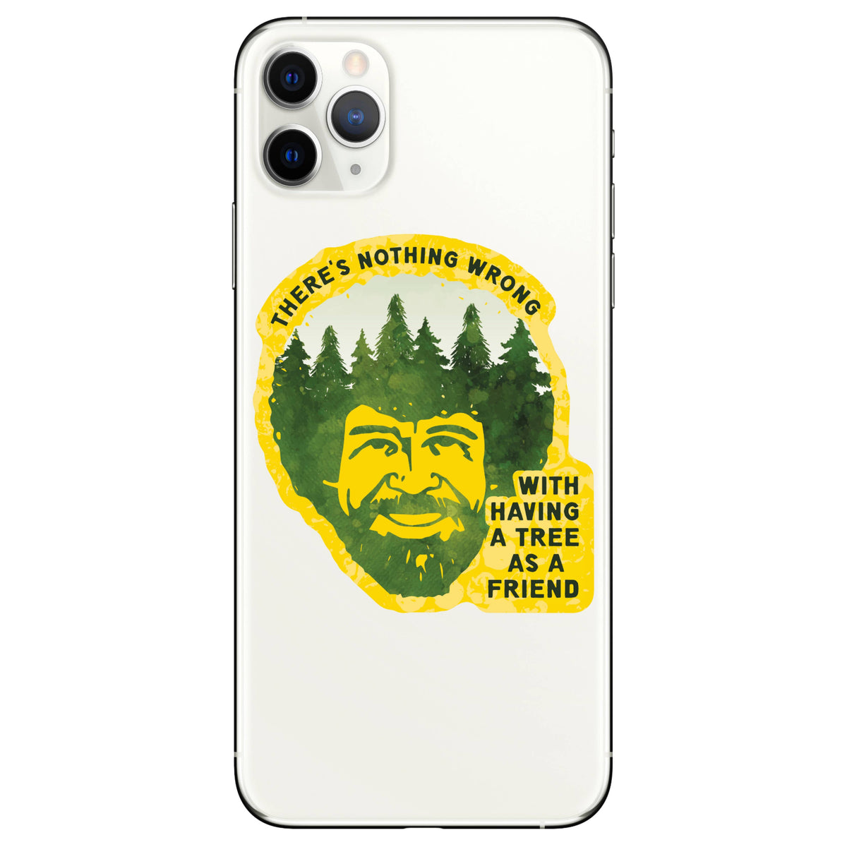 Artist Paint Friendship Trees High Quality Vinyl Sticker