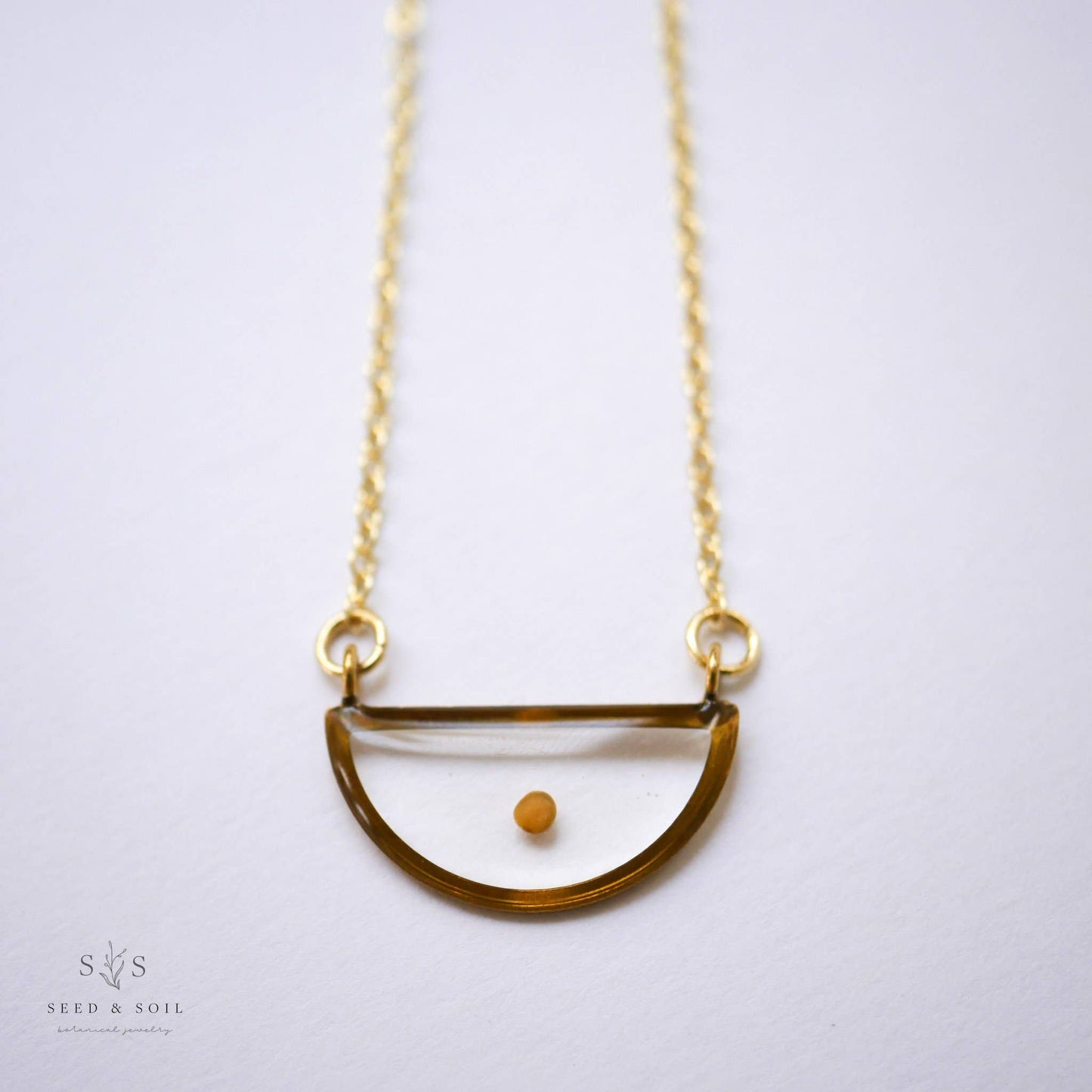 Mustard Seed Necklace - Demi Lune Faith Jewelry