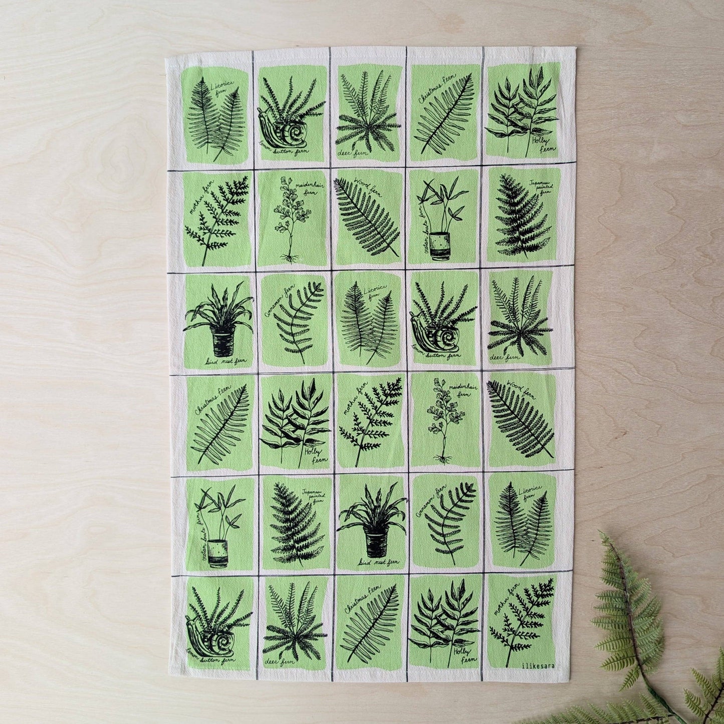 Tea Towel | Ferns