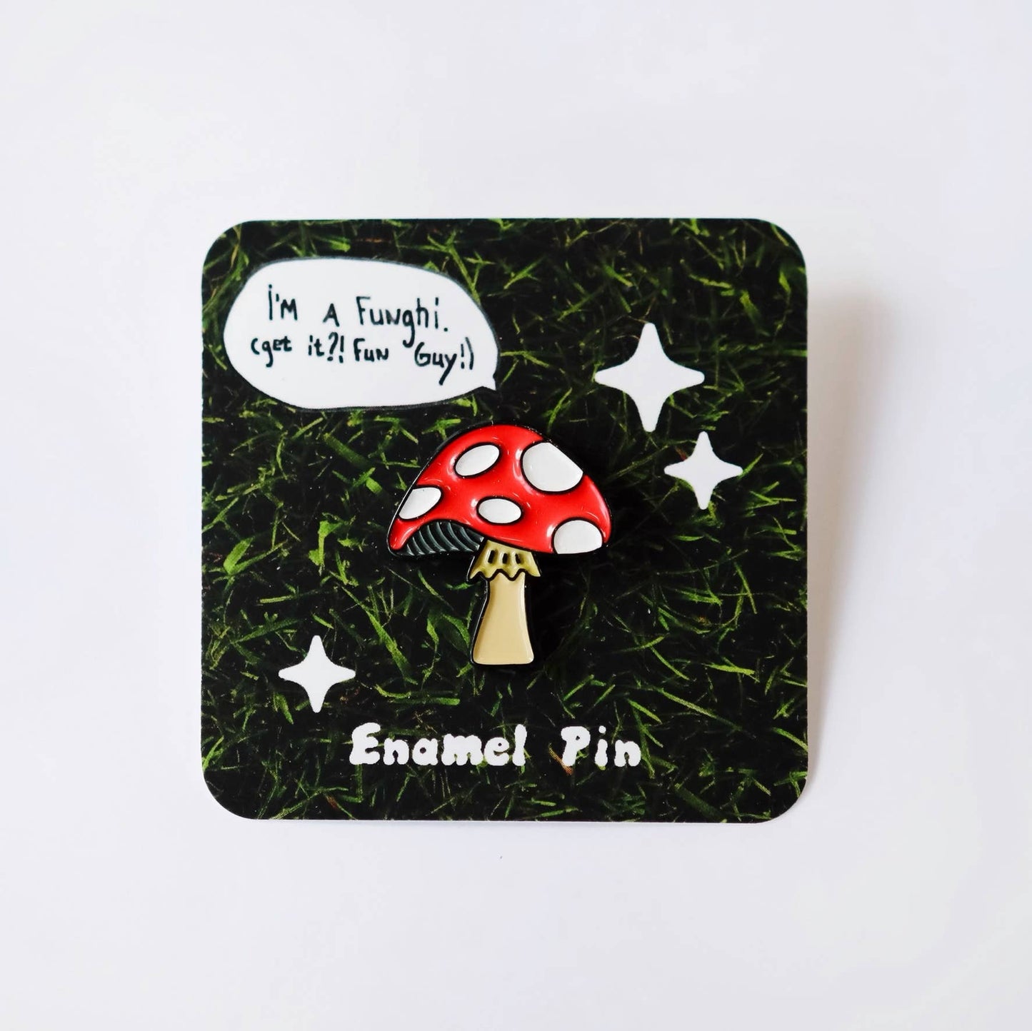 Mushroom Enamel Pin