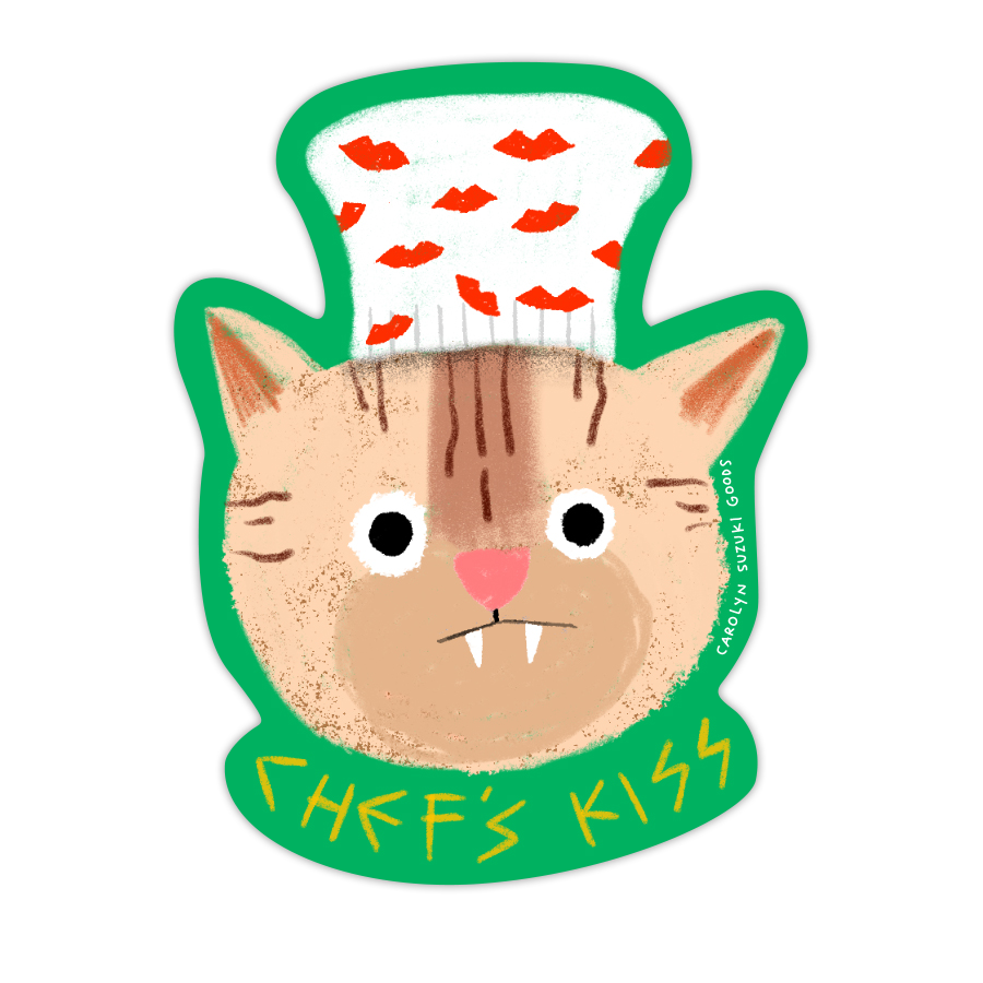 Chef's Kiss - Die Cut Sticker 