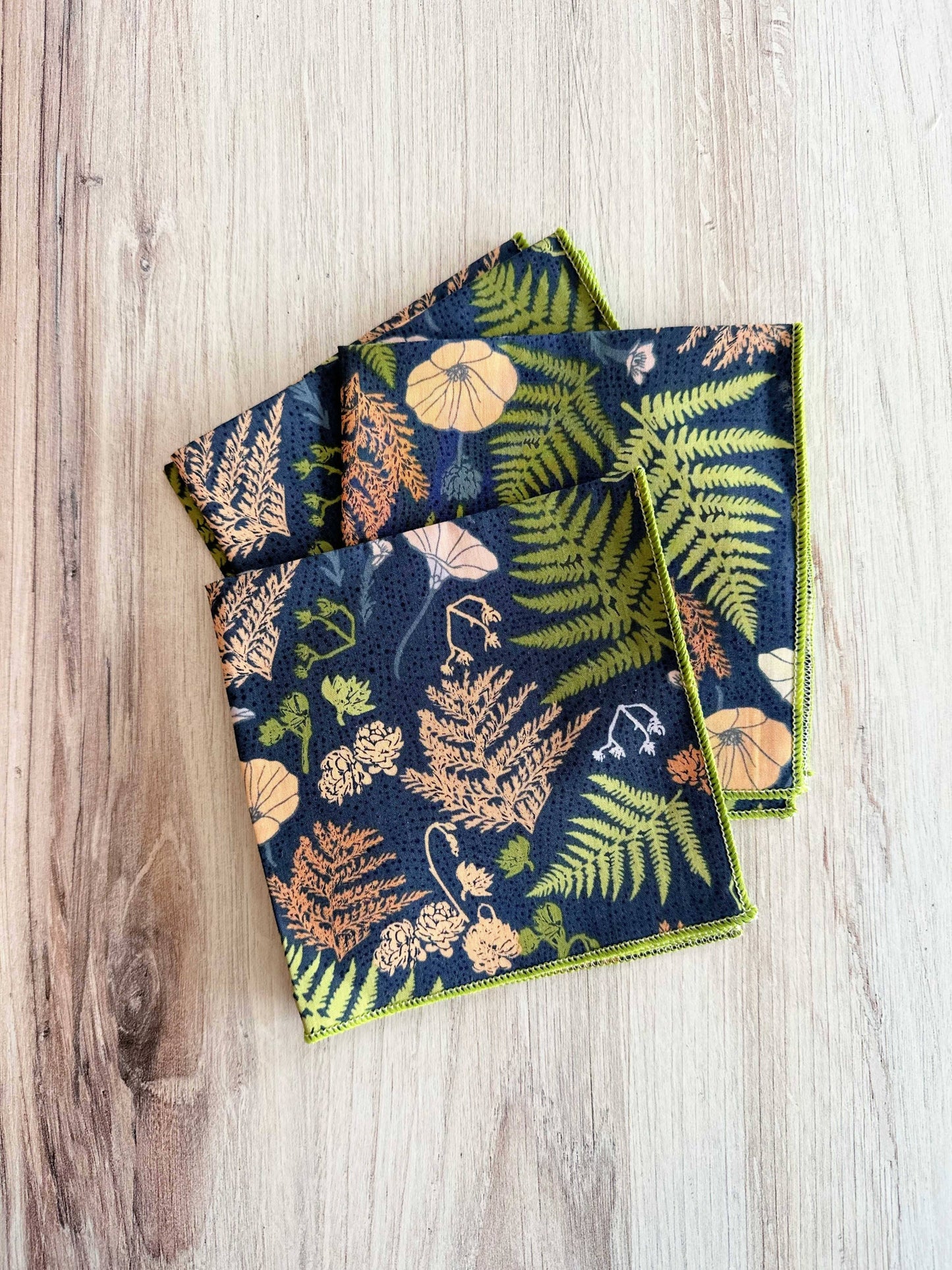 Nature Walk Cloth Napkins, set of four