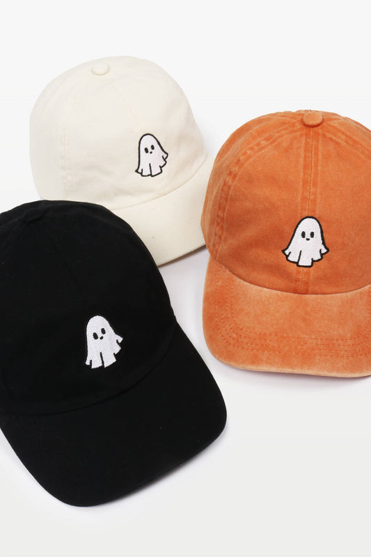 Halloween Ghost embroidery Baseball Cap