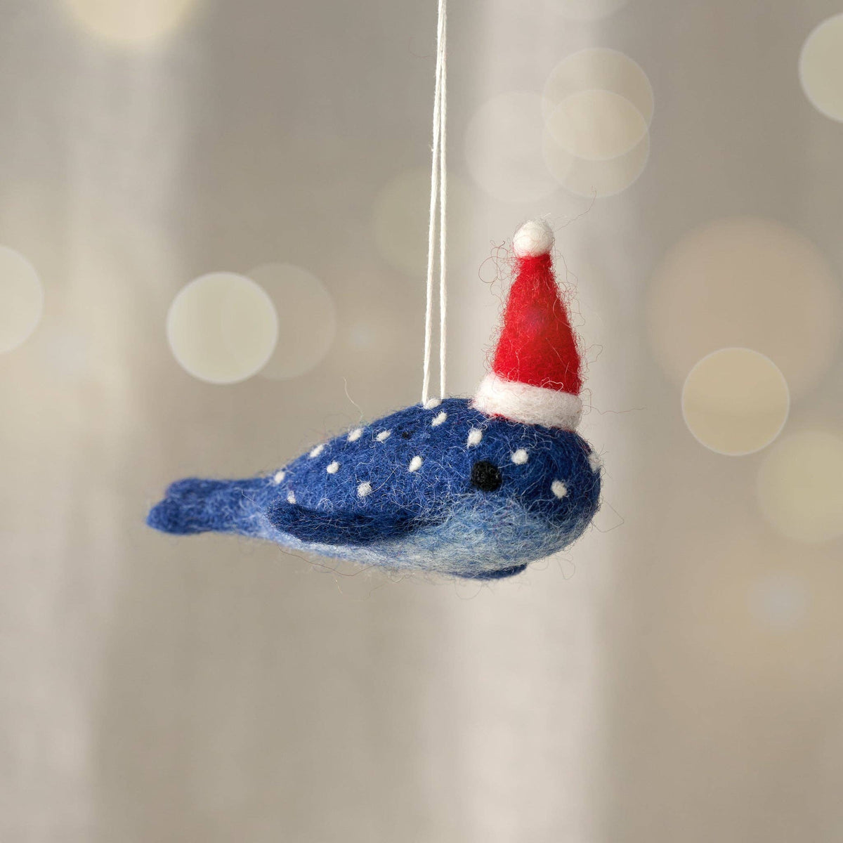 Mobi Blue Whale Ornament