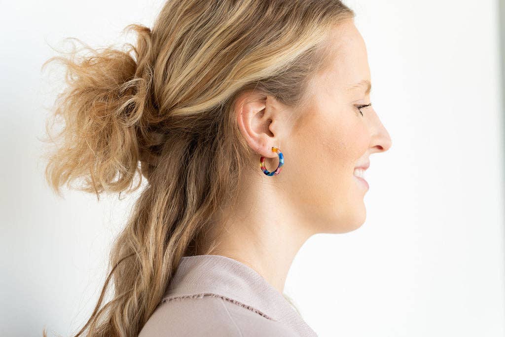 Cam Mini Hoop Earrings