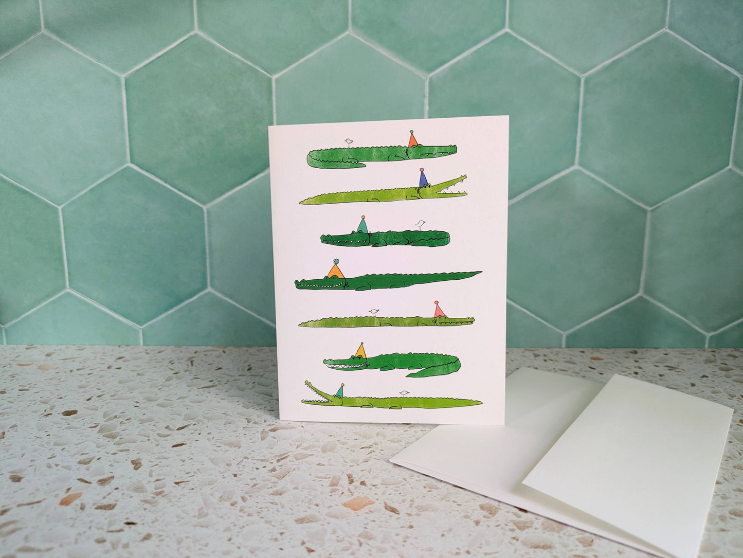 Alligator Birthday Card