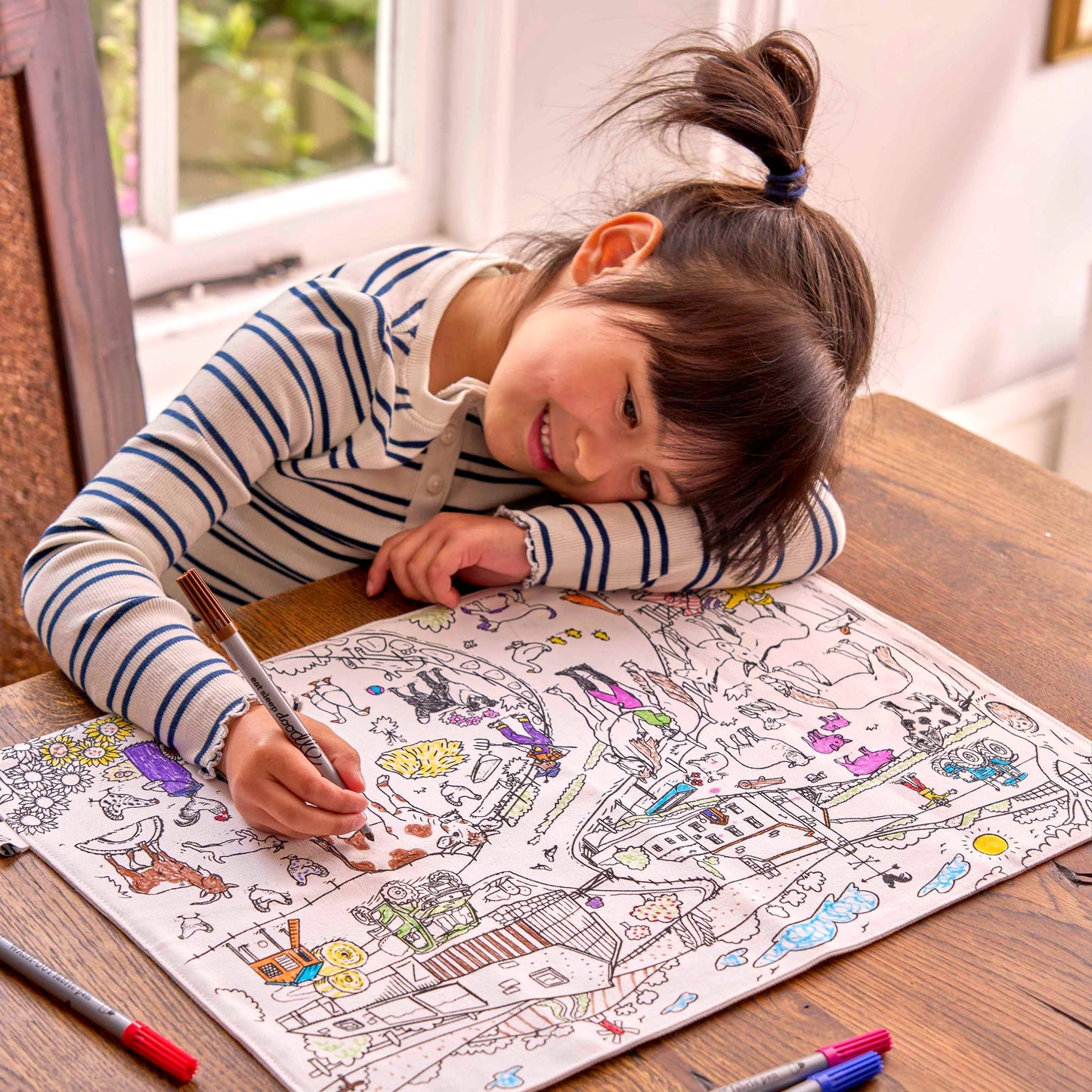 Farmyard Placemat to go – Color-in Craft Kit