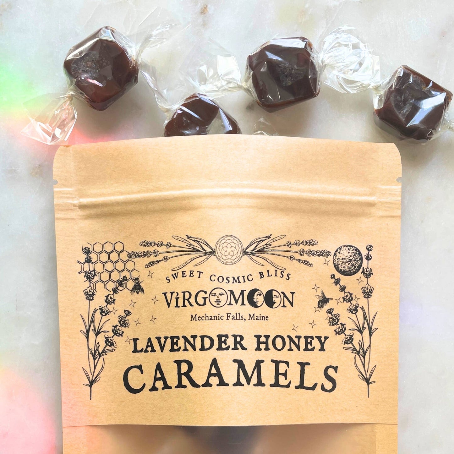 Lavender Honey Caramels