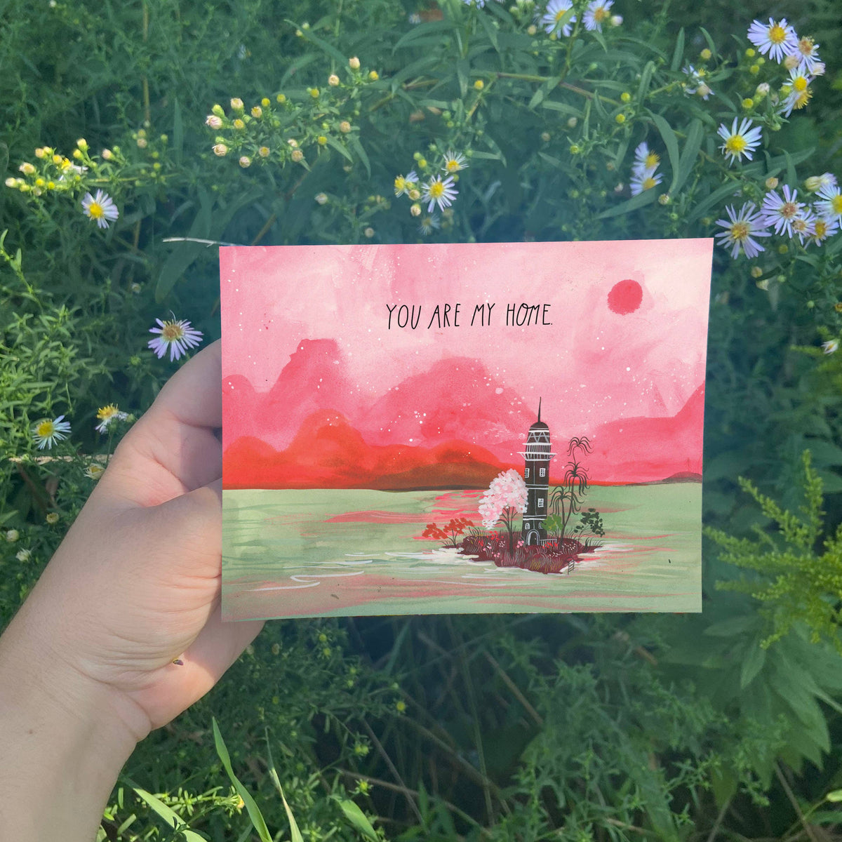 You Are My Home Greeting Card