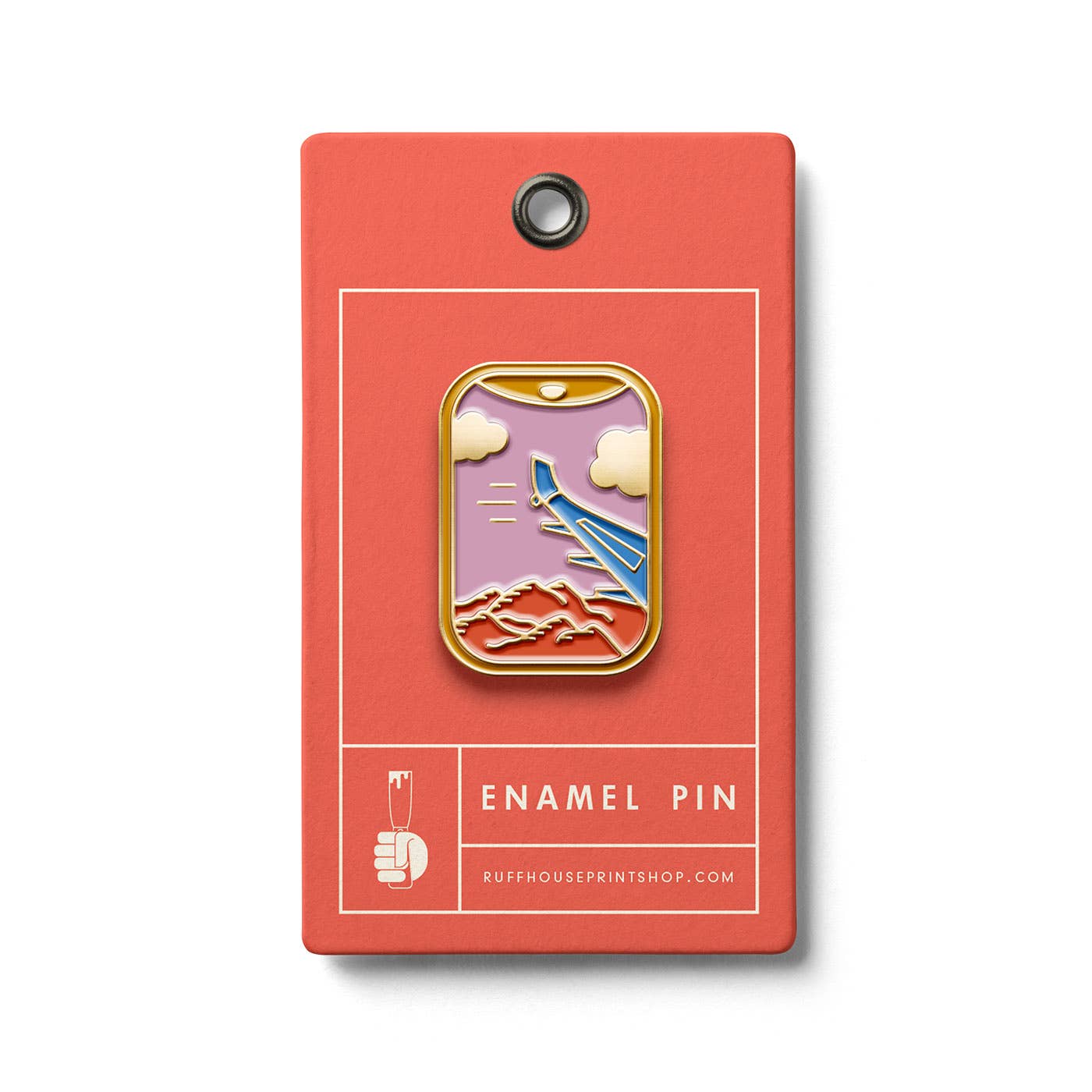 Airplane Views Enamel Pin
