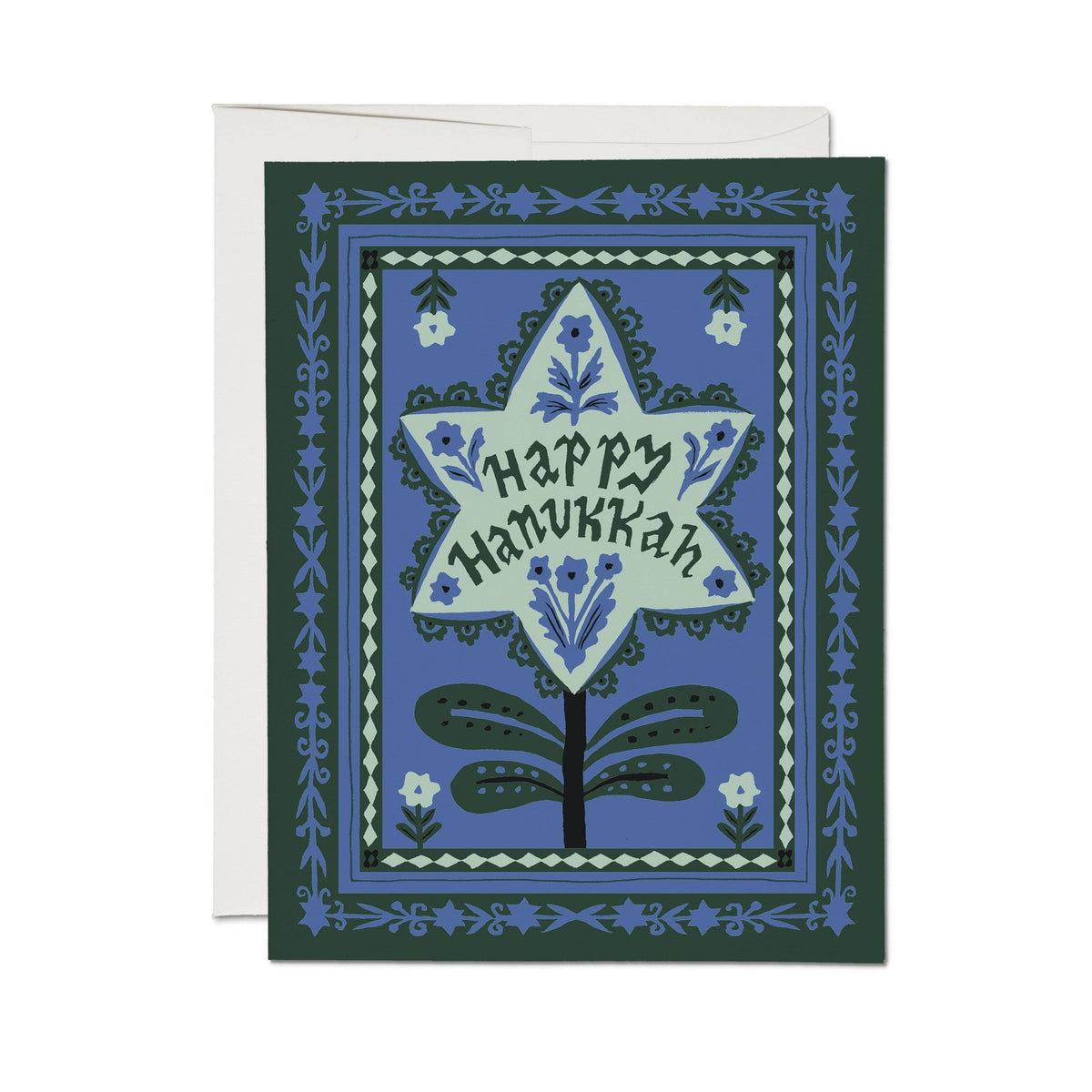 Hanukkah Stamp Greeting Card