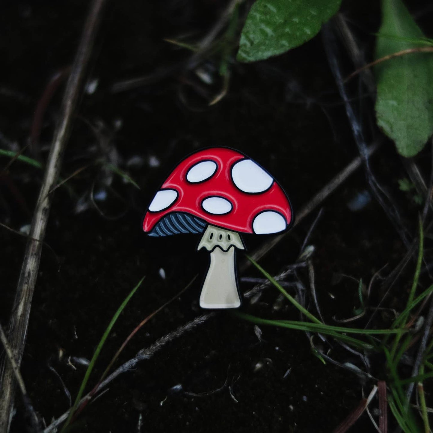 Mushroom Enamel Pin