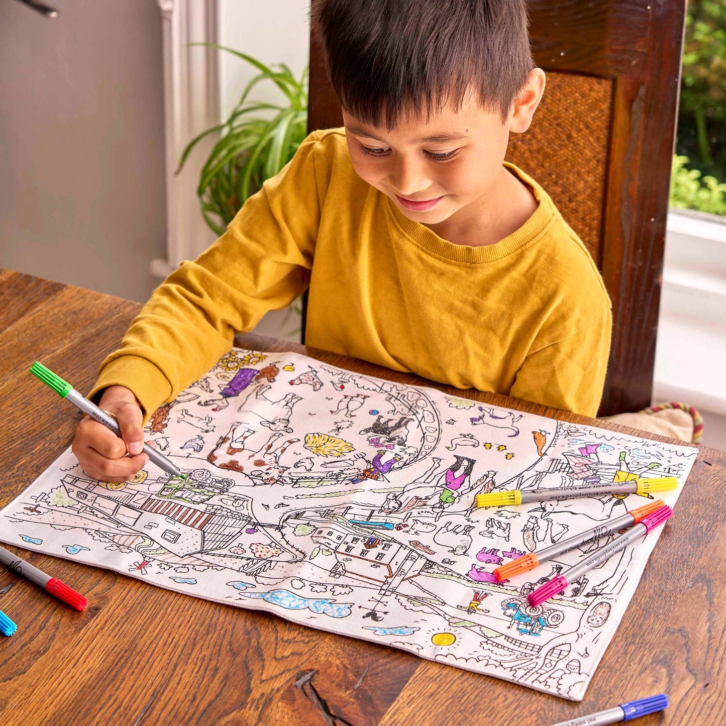 Farmyard Placemat to go – Color-in Craft Kit