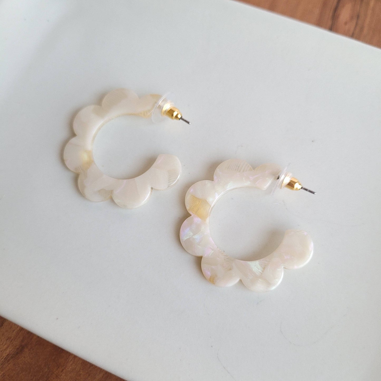 Flora Hoop Earrings