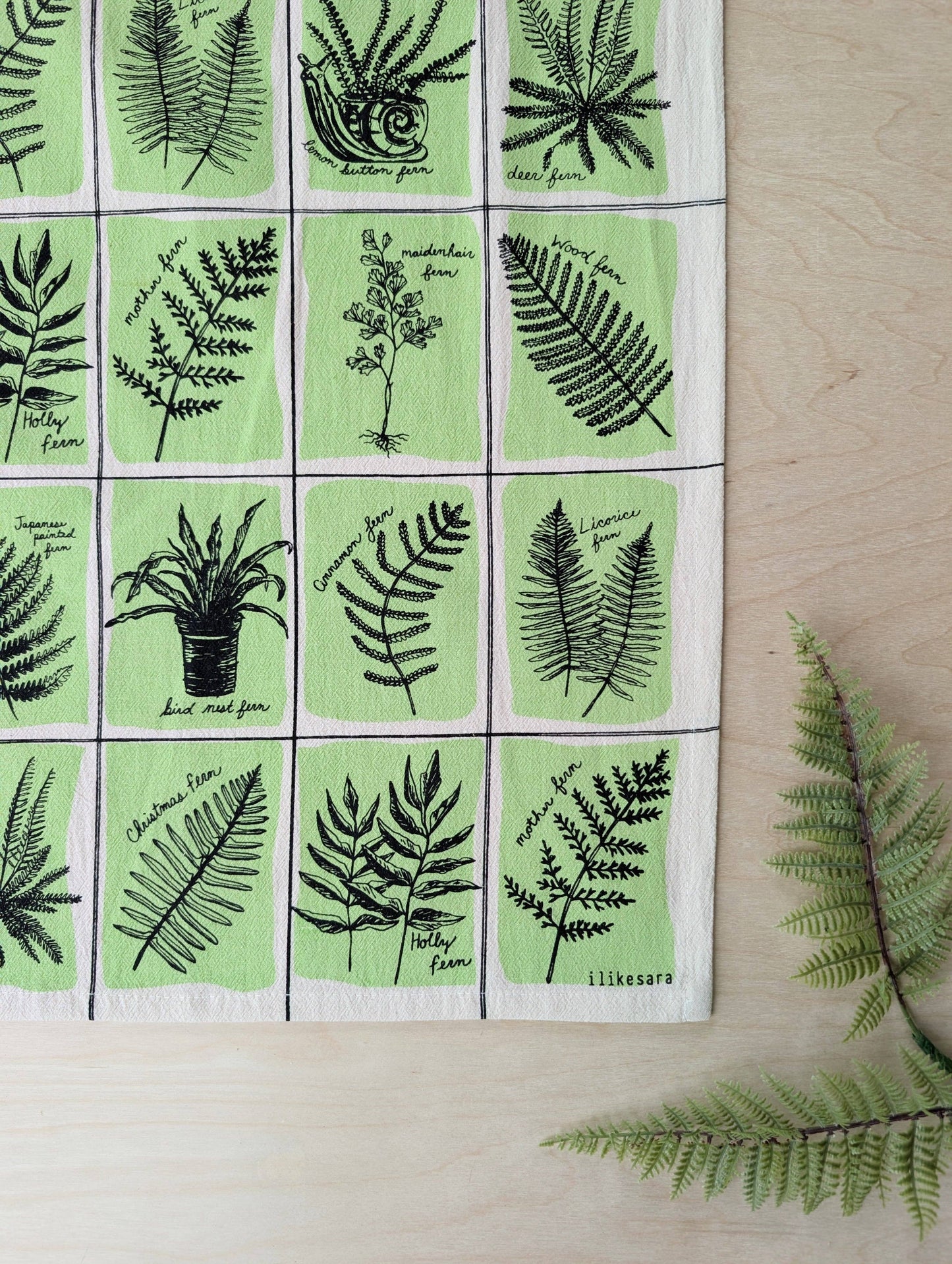 Tea Towel | Ferns