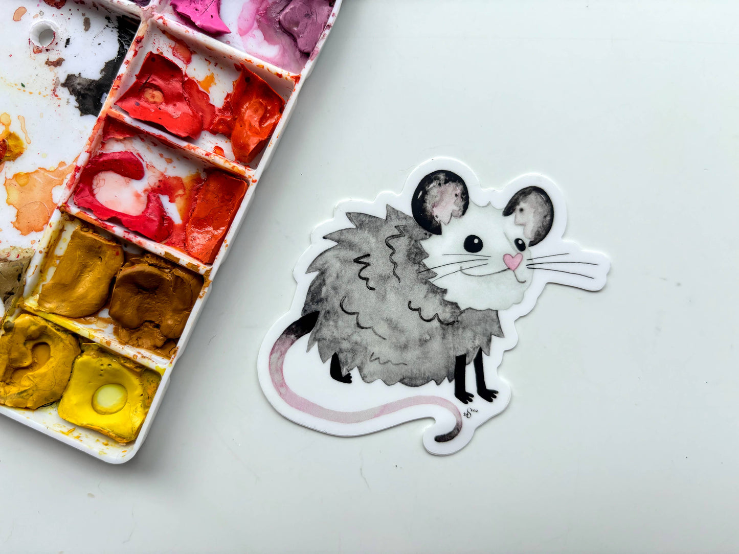 Opossum Vinyl Sticker