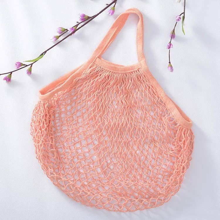 Eco-Friendly Cotton Mesh Tote – Reusable & Organic