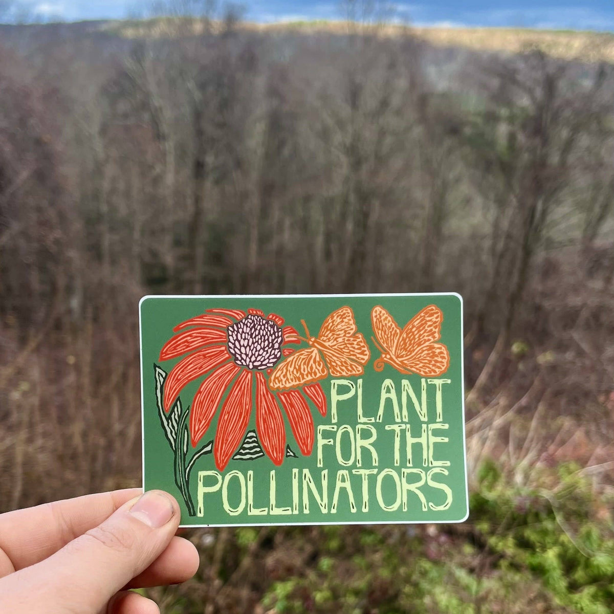 Plant for the Pollinators Sticker | matte vinyl – Cultivate Jax