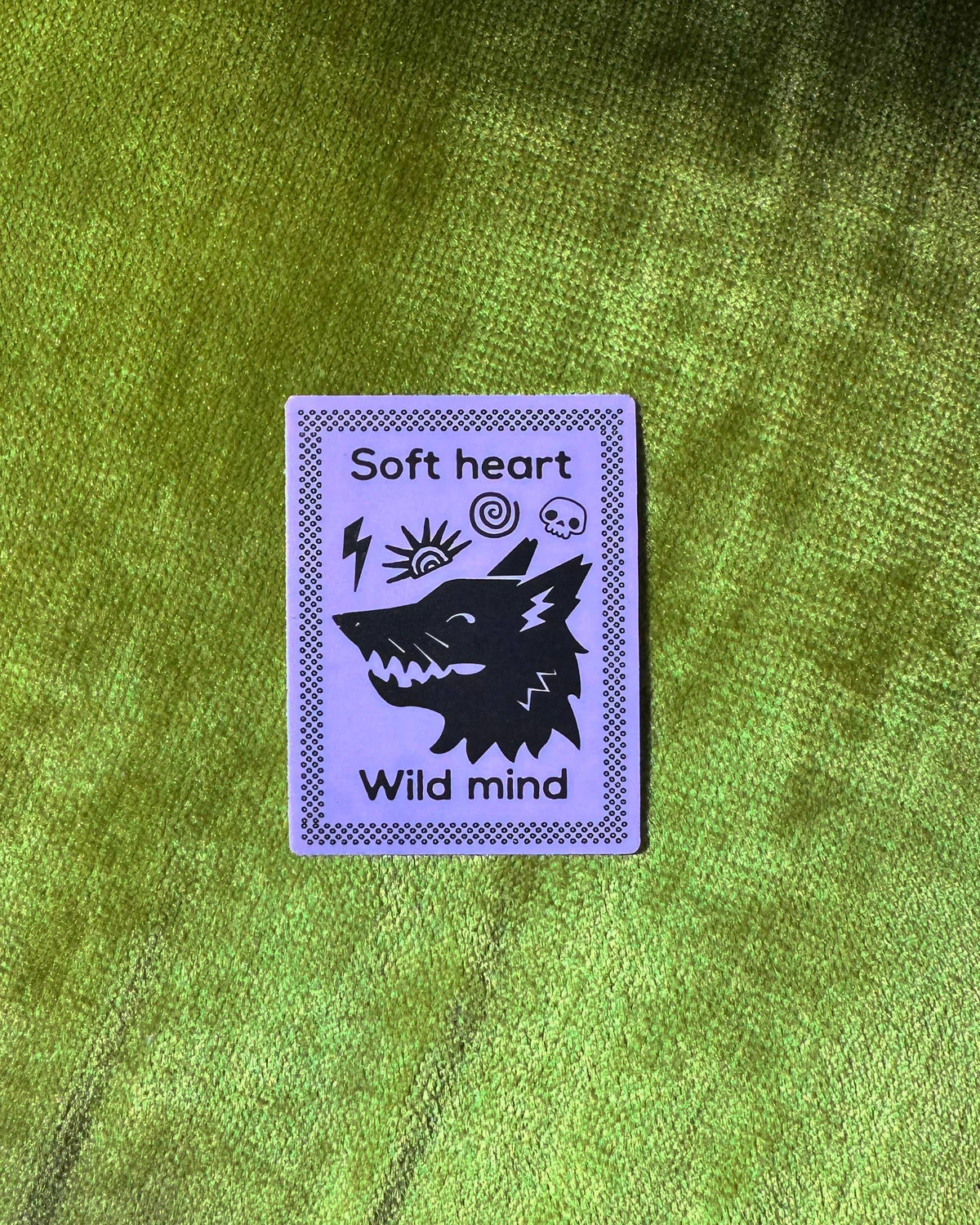 Soft Heart Wild Mind Vinyl Sticker