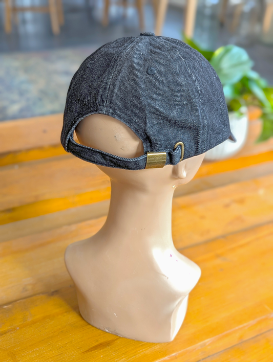 Scaredy Cat Embroidered Baseball Cap – Adjustable Black Hat