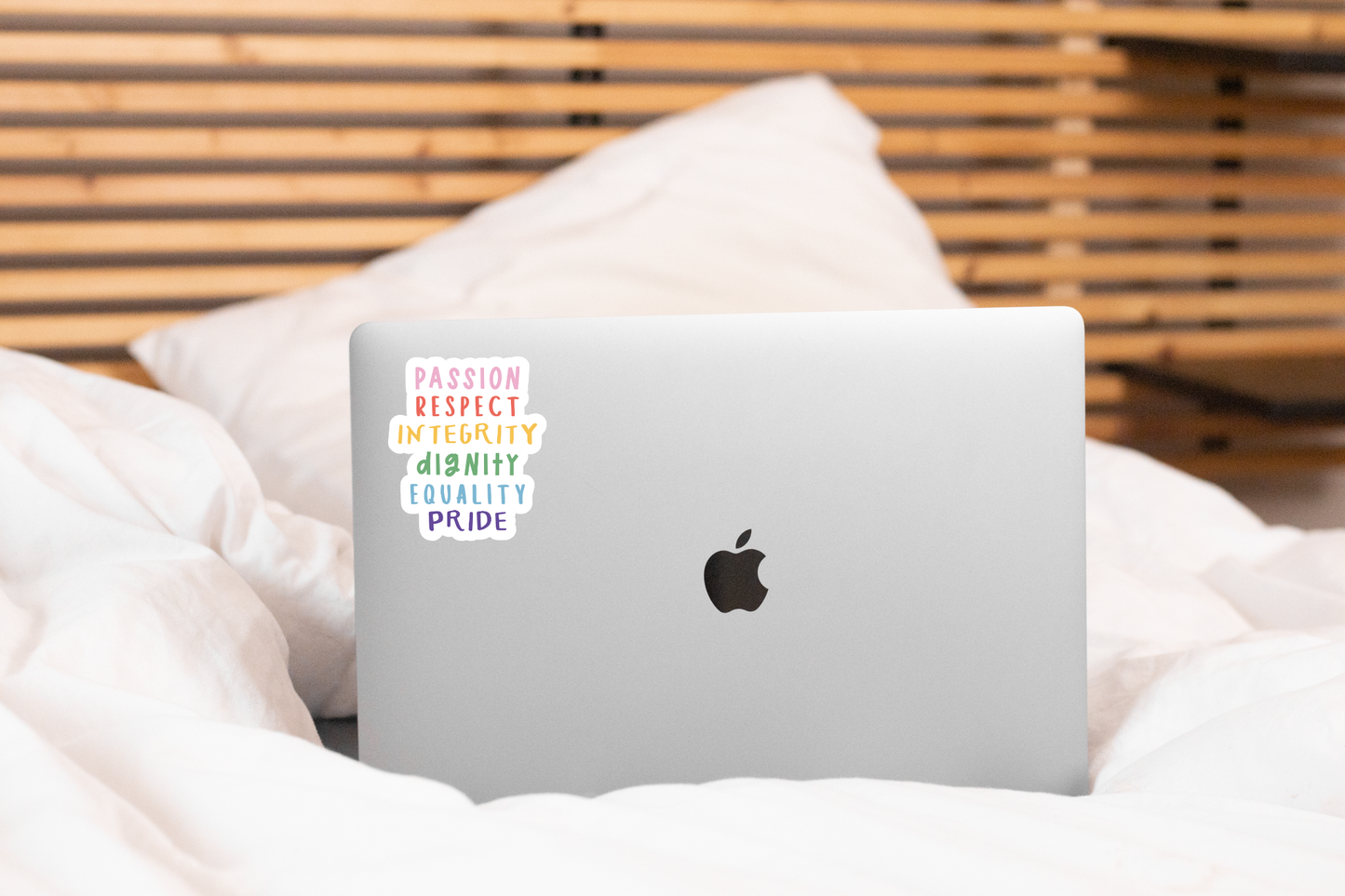 Passion Respect Integrity Dignity Equality Pride Sticker