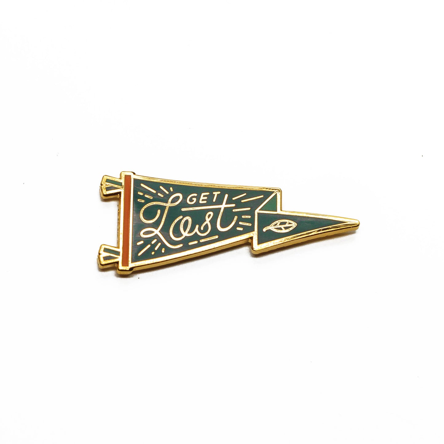 Get Lost Pennant Pin