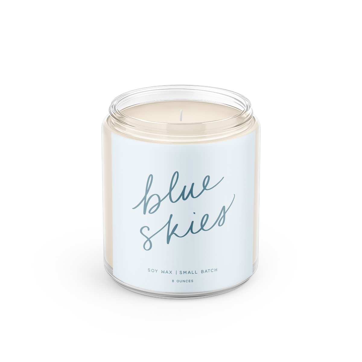 Blue Skies Candle | Cedarwood + Patchouli