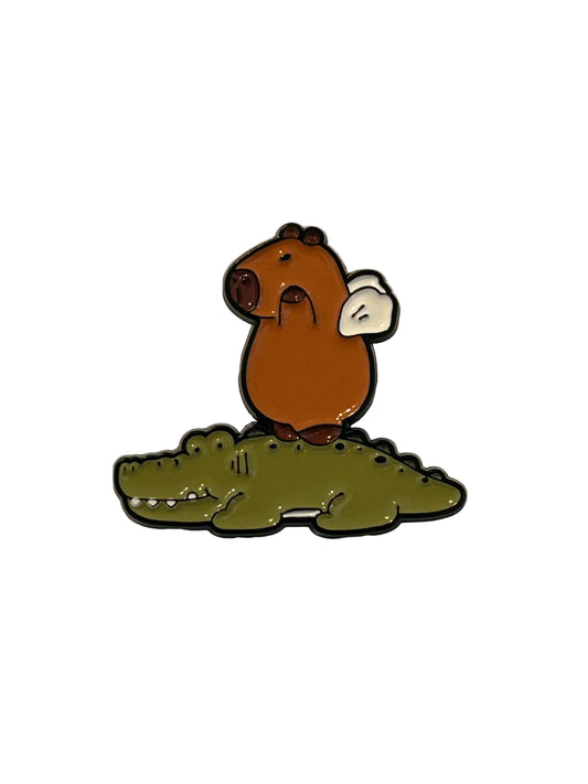 Capybara Pins | Big Fan Art Studio