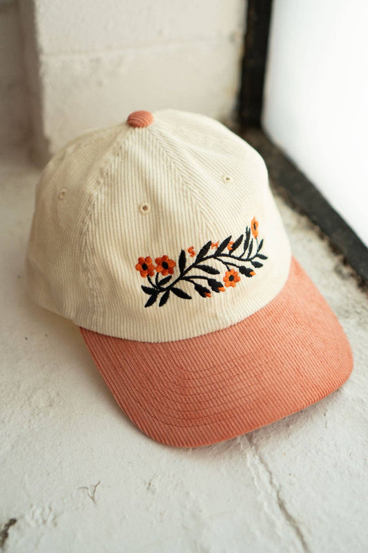 Garland Two-Tone Corduroy Dad Hat | Embroidered Cord Hat