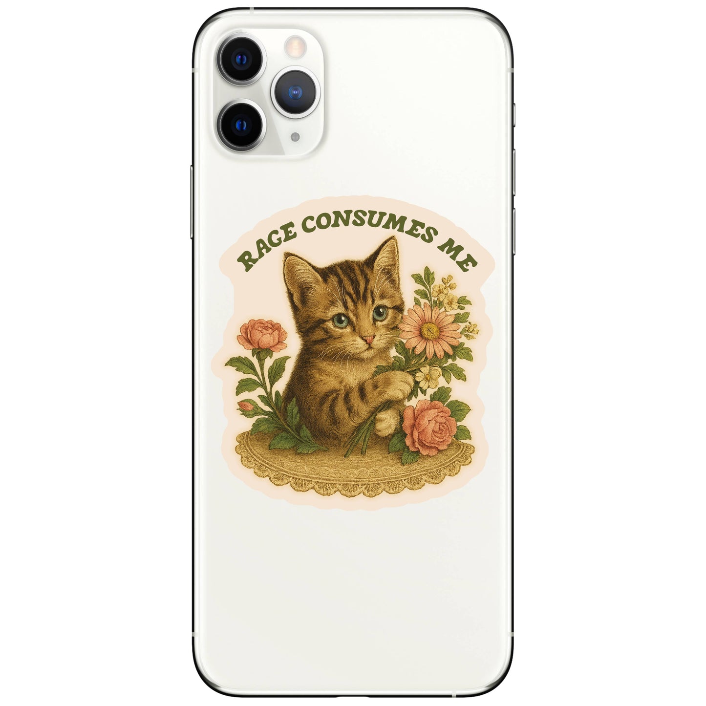 Feisty Kitty Cat Sarcastic Cute High Quality Vinyl Sticker