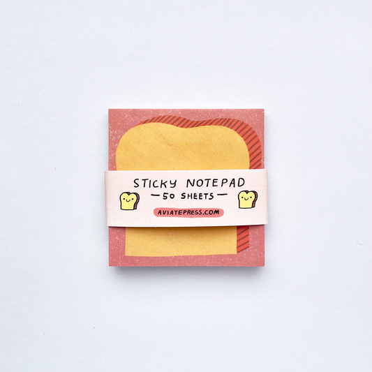 Cute Sticky Bread Sticky Notepad