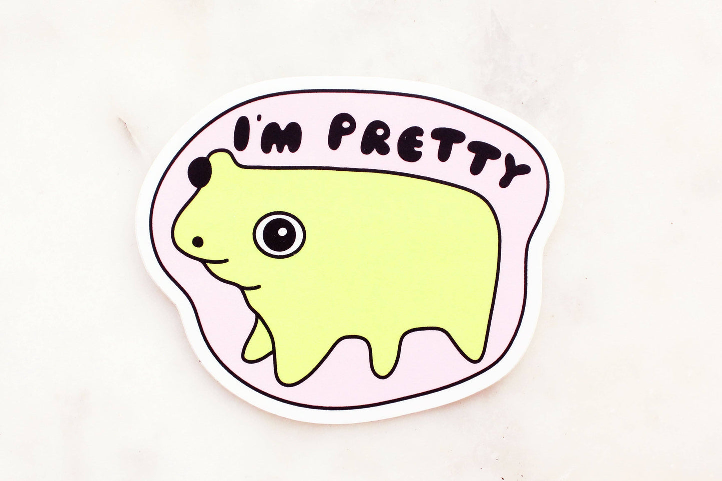 I’m Pretty Frog Sticker
