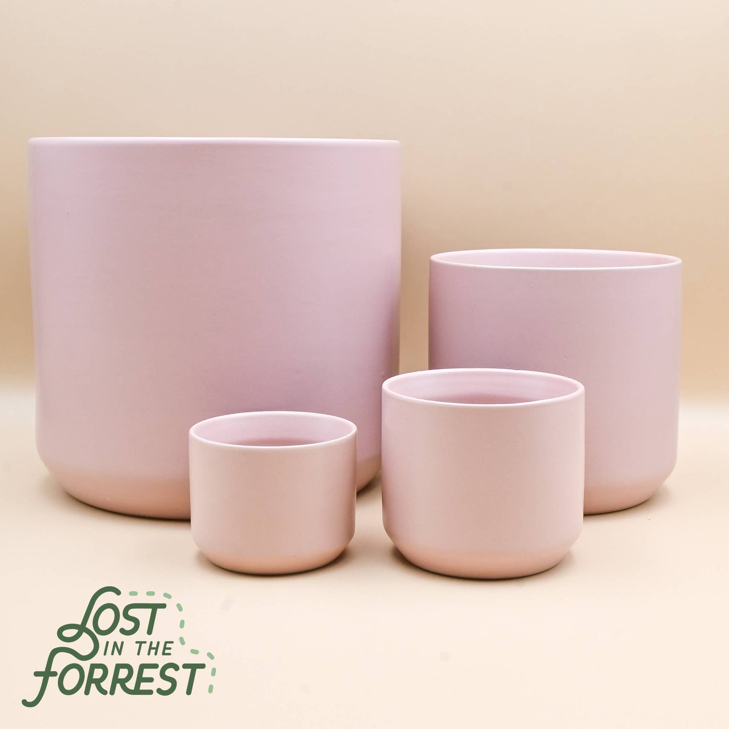Round Pink Pot