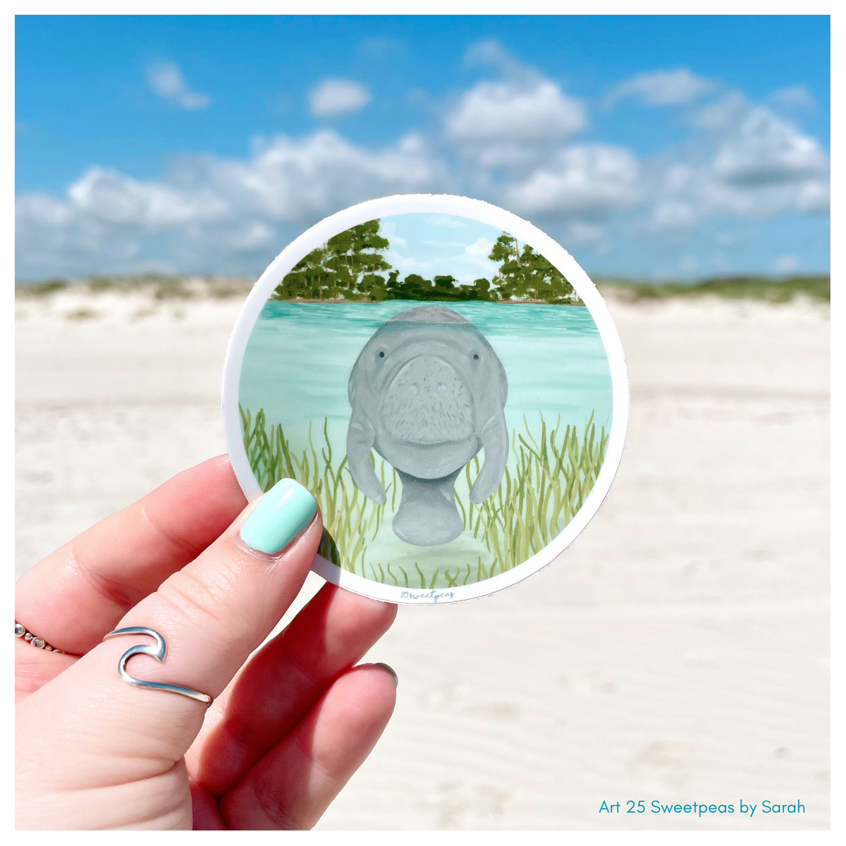 Manatee Sticker