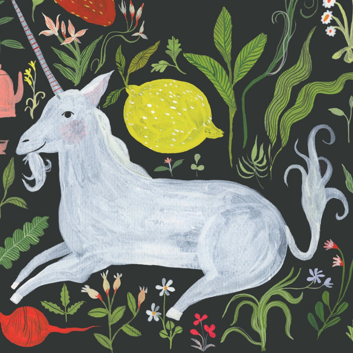 Happy Birthday Unicorn Greeting Card