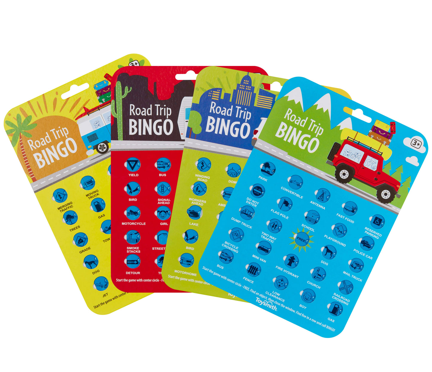 On the Way Games Road Trip Bingo, Travel Game