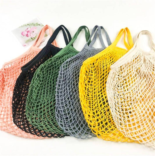 Eco-Friendly Cotton Mesh Tote – Reusable & Organic