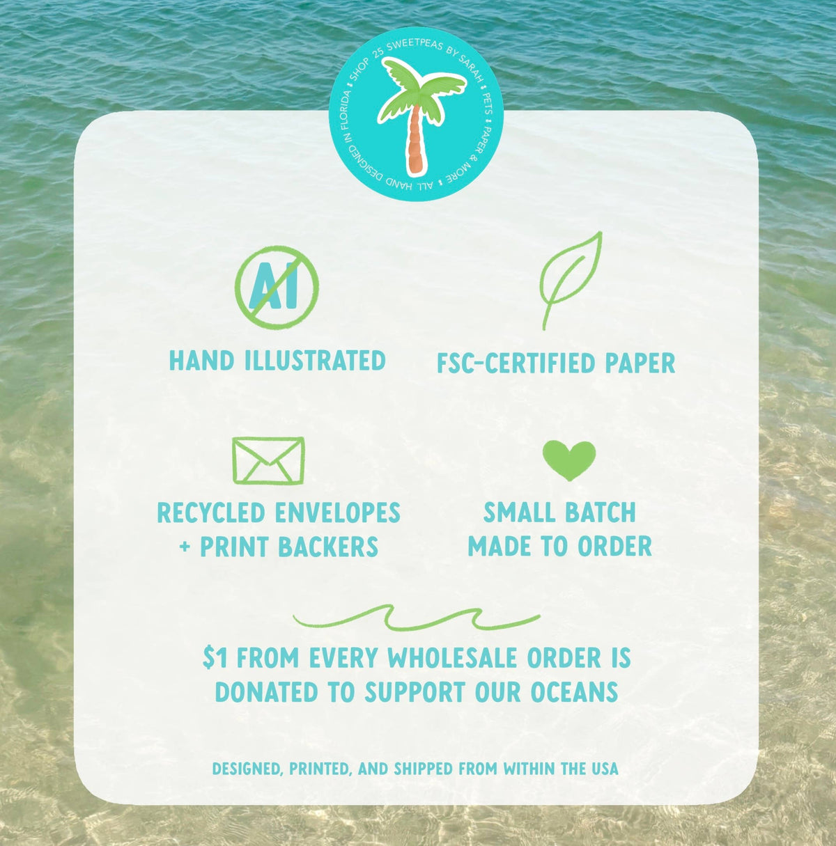 Save The Seas, Save The World Sticker