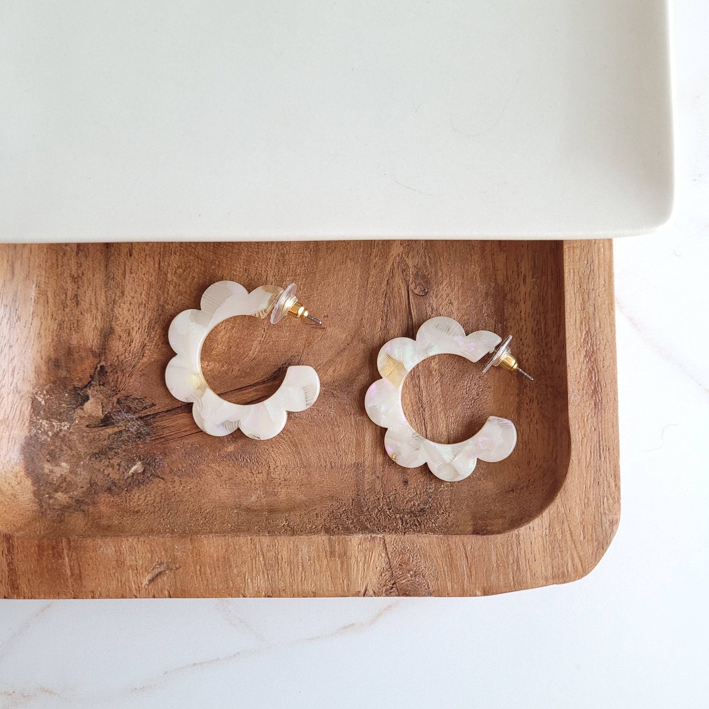 Flora Hoop Earrings
