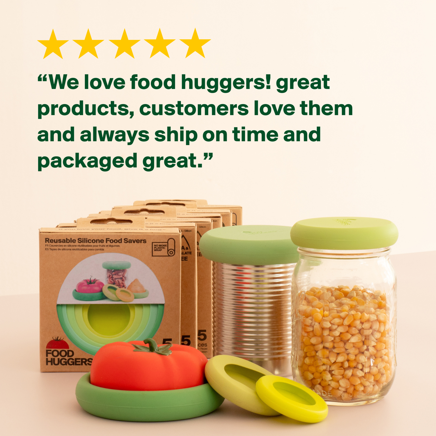 BESTSELLER - Terra Cotta Food Huggers - Set of 5