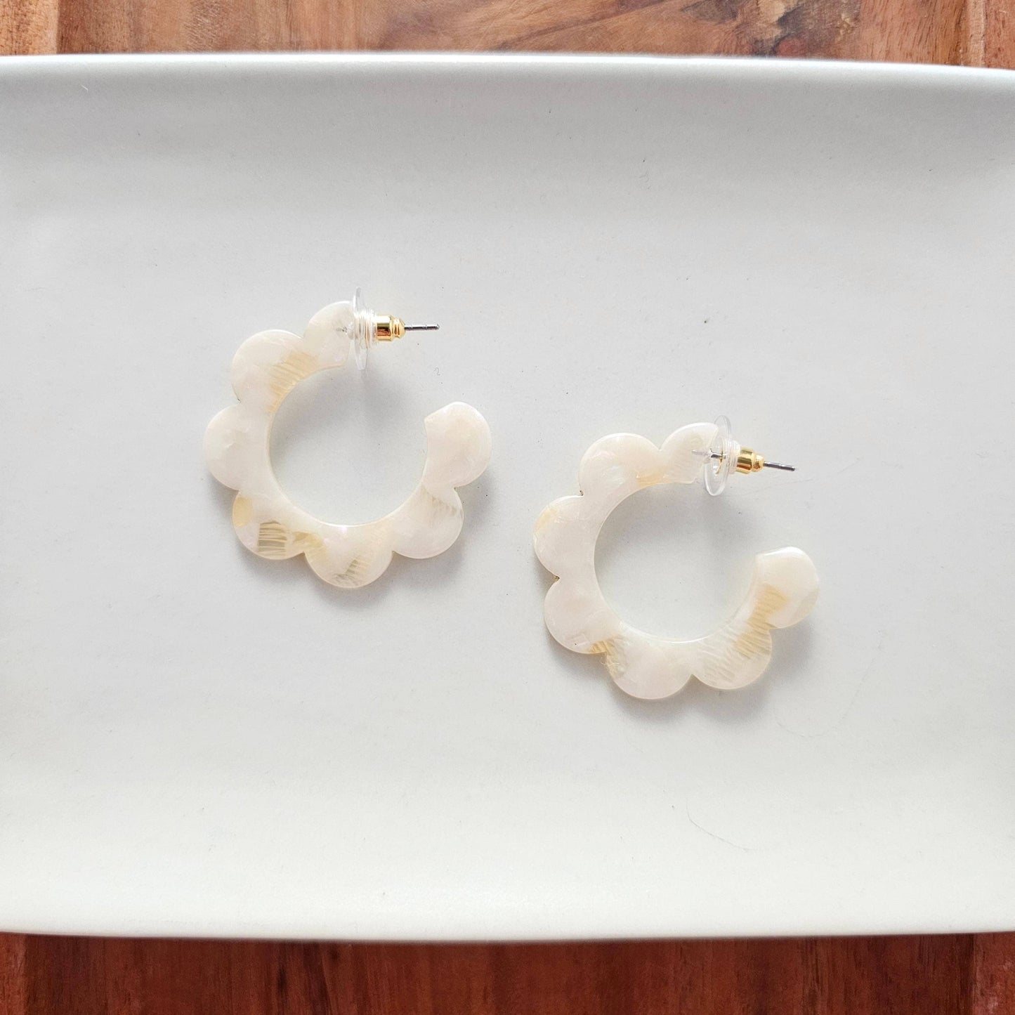 Flora Hoop Earrings