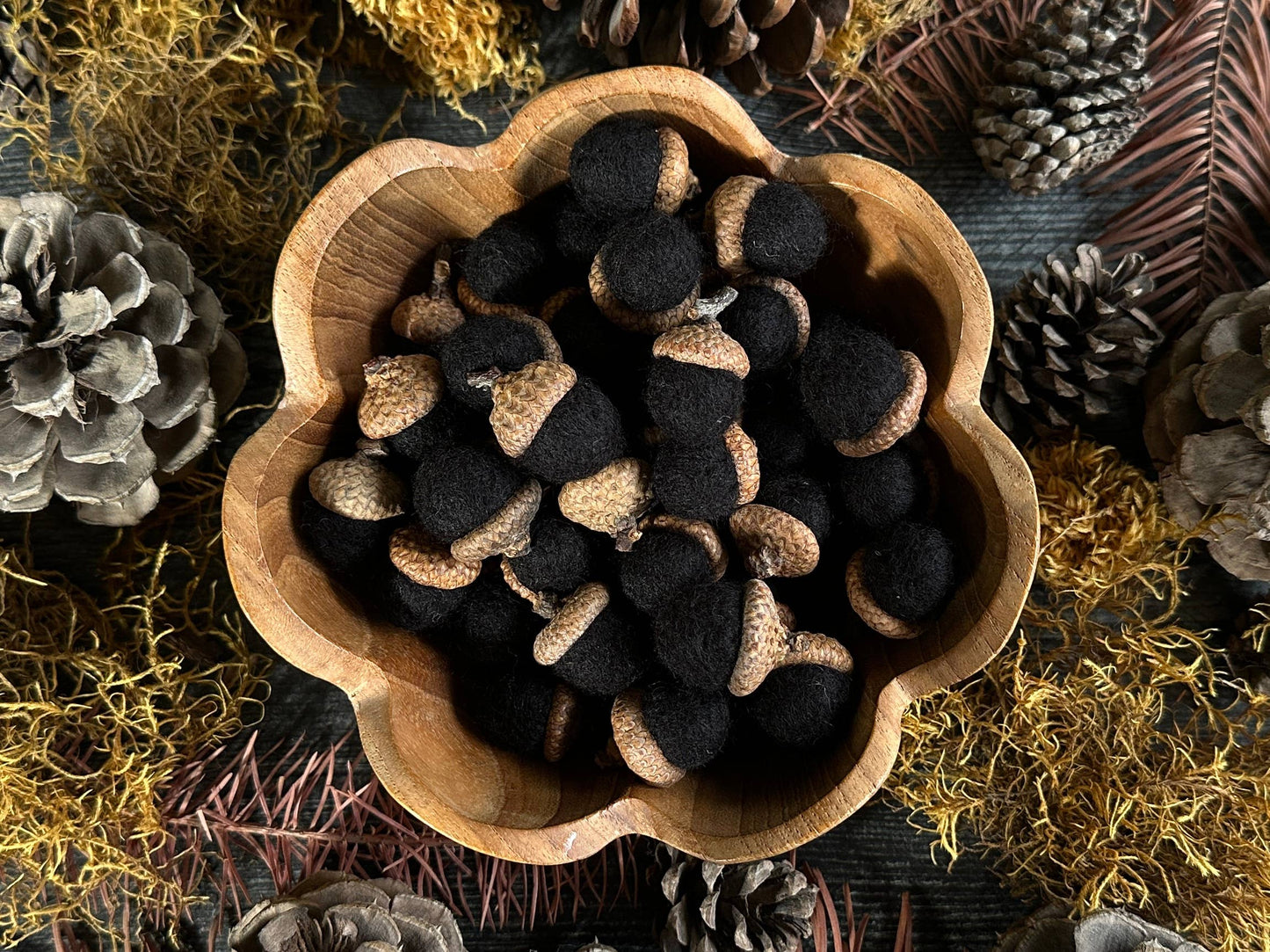 Felted Wool Acorn
