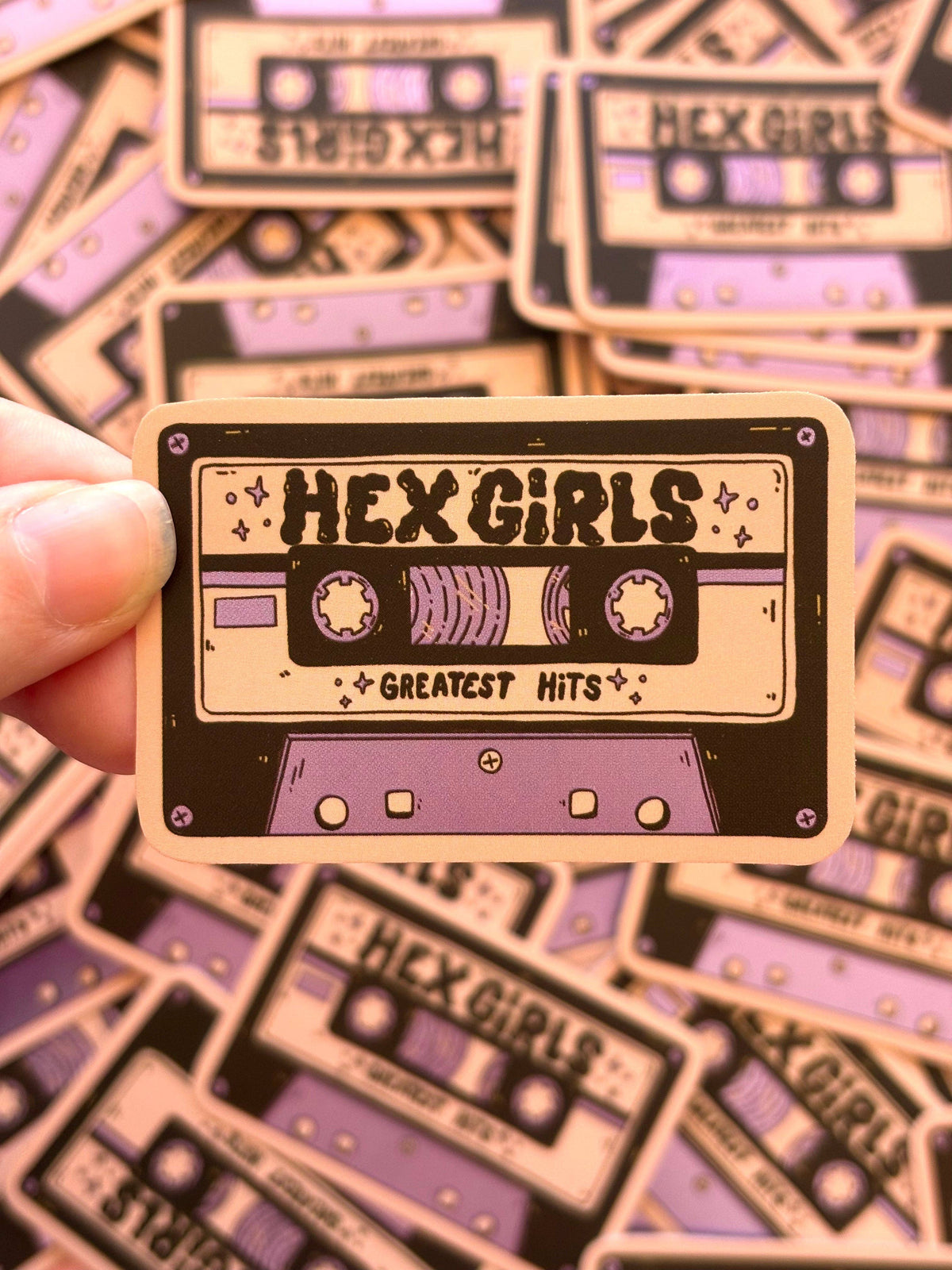 Hex Girl Cassette Sticker