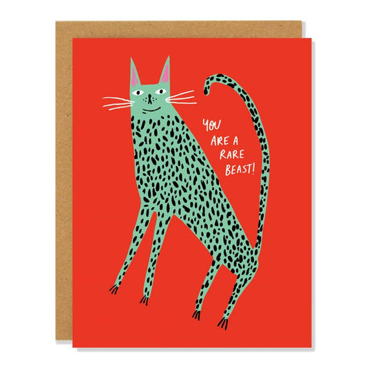 Rare Beast - Love Greeting Card