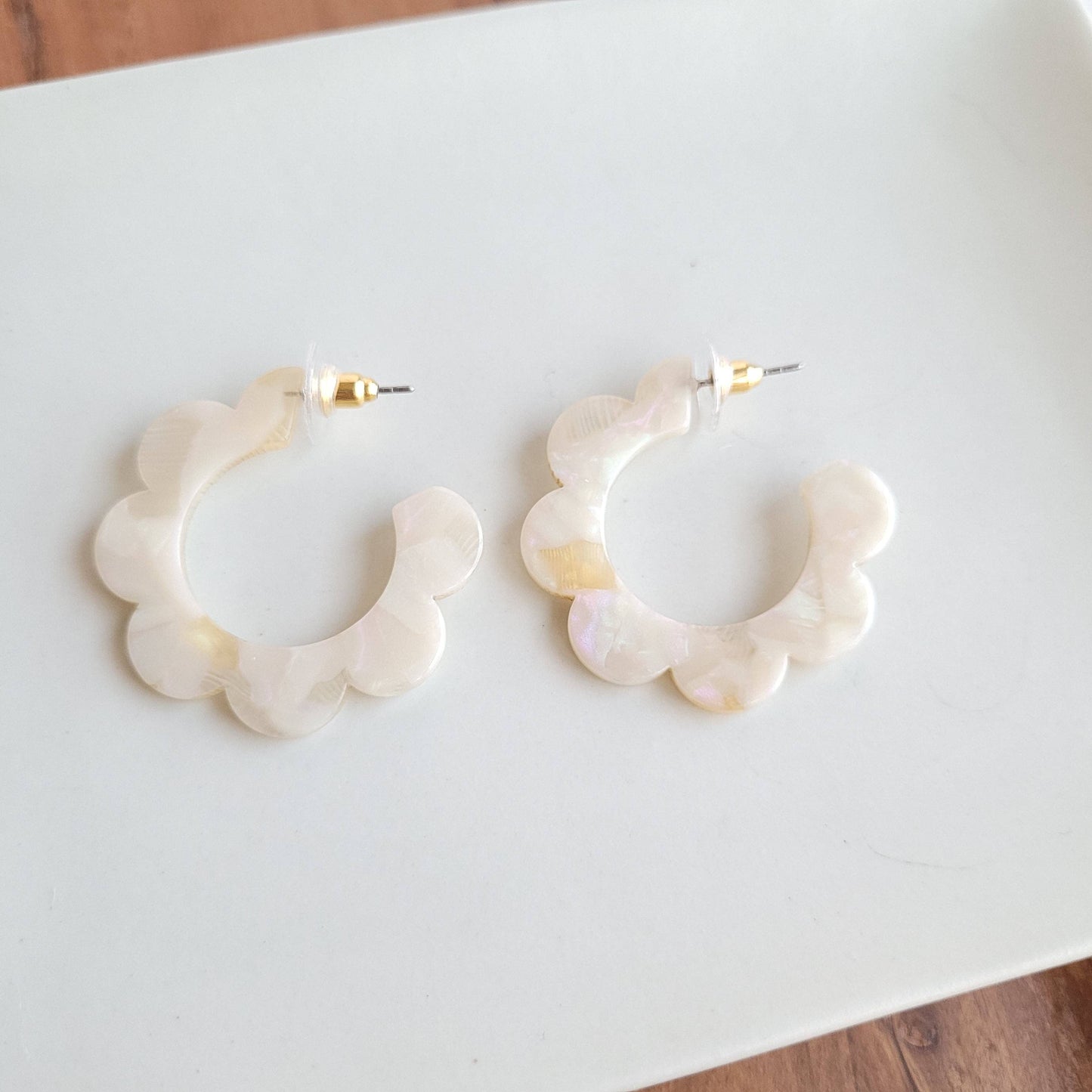 Flora Hoop Earrings
