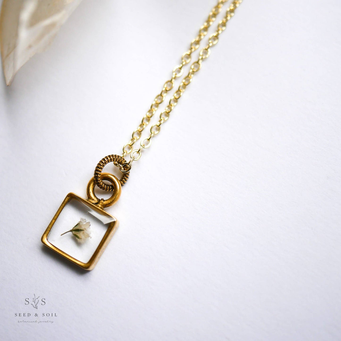 Tiny Square Pendant