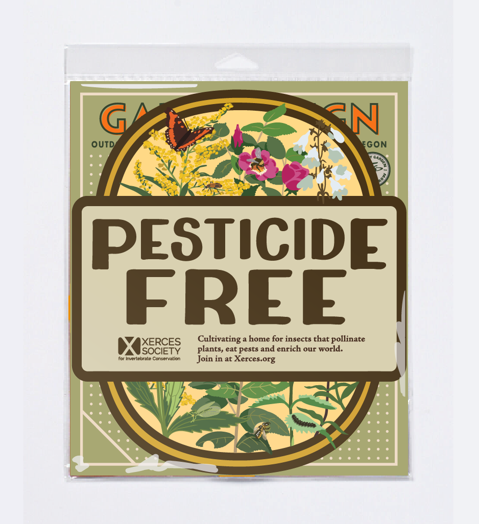 Pesticide Free Yard & Garden Sign from The Xerces Society